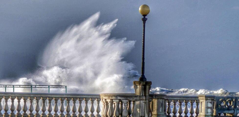 
	La mareggiata nella foto di Franco Silvi

