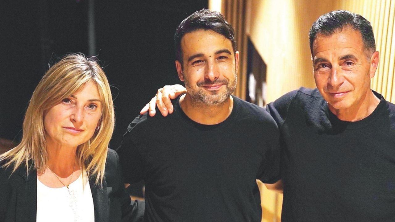 Da sinistra Cinzia Azzolina (mamma di Niccolò Ciatti) Daniele Melis e Luigi Ciatti (babbo di Niccolò)