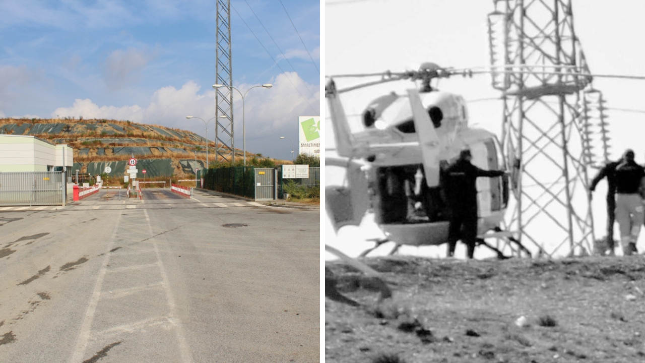 L'ingresso alla Ecofor Service di Pontedera e una foto di Franco Silvi scattata durante le operazioni di soccorso ai due operai feriti dall’esplosione del 2011