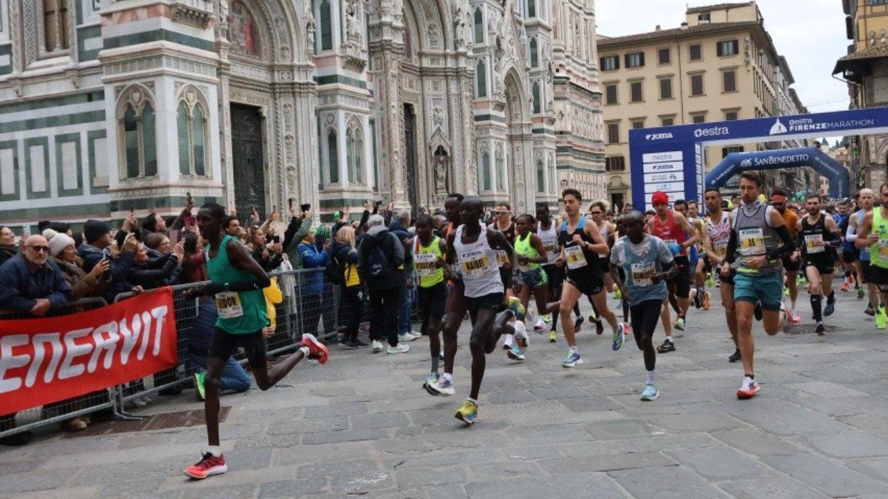 Un momento della manifestazione (Foto da Fb: Firenze Marathon)