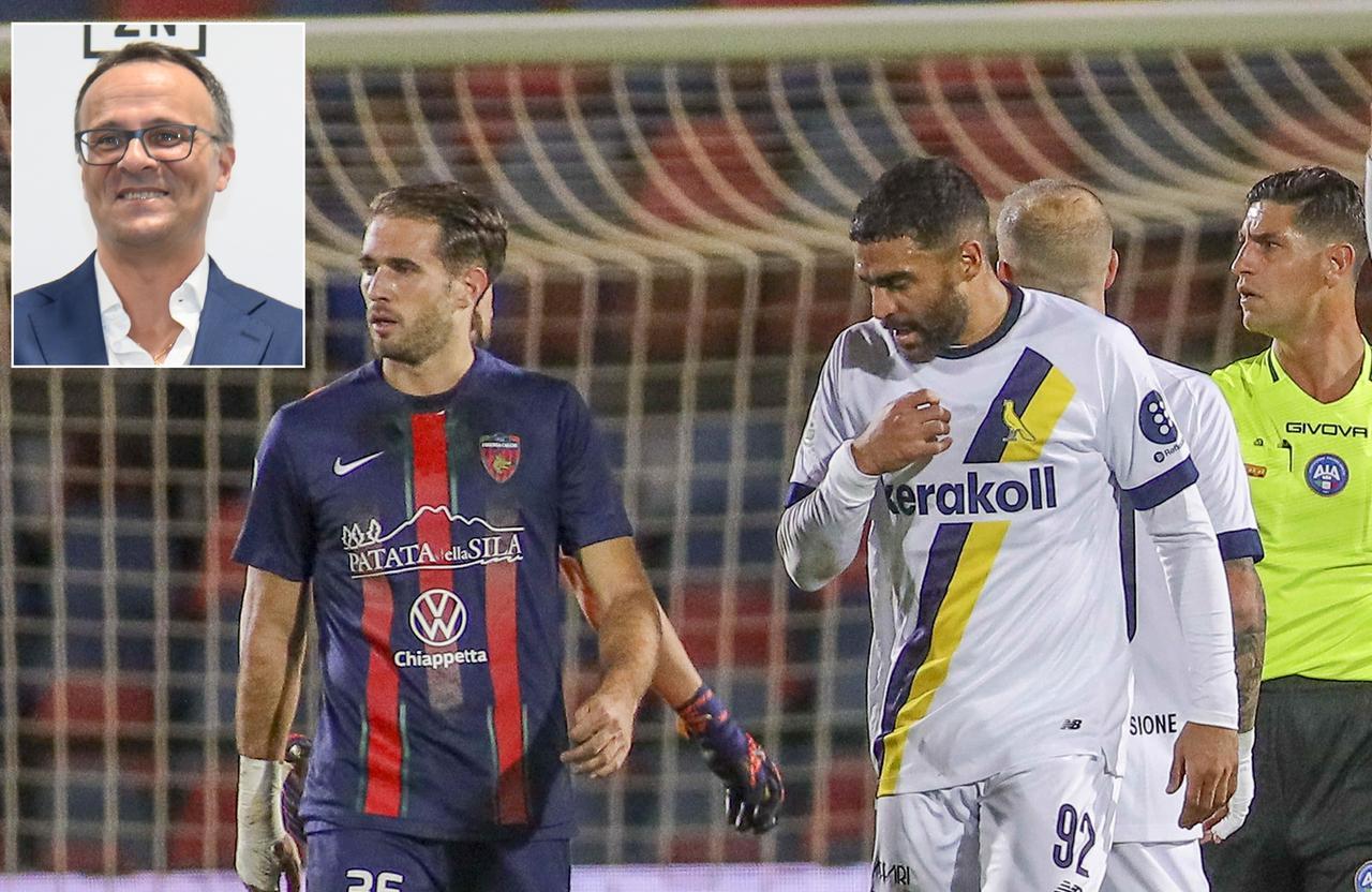 
	L'ex arbitro Marelli, Defrel e l'arbitro di Cosenza-Modena Collu

