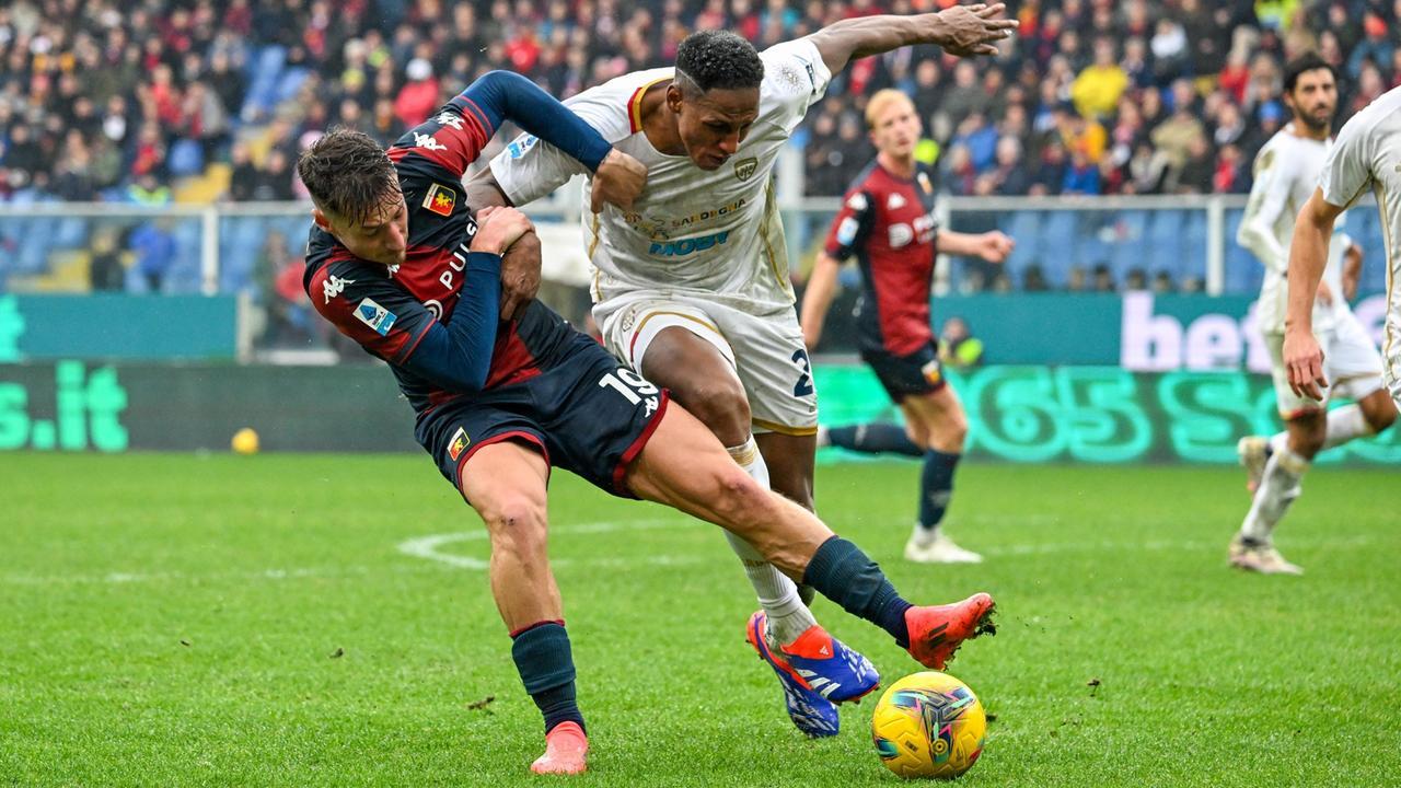 Genoa-Cagliari 2-2: i rossoblù di Nicola non brillano ma è un punto prezioso