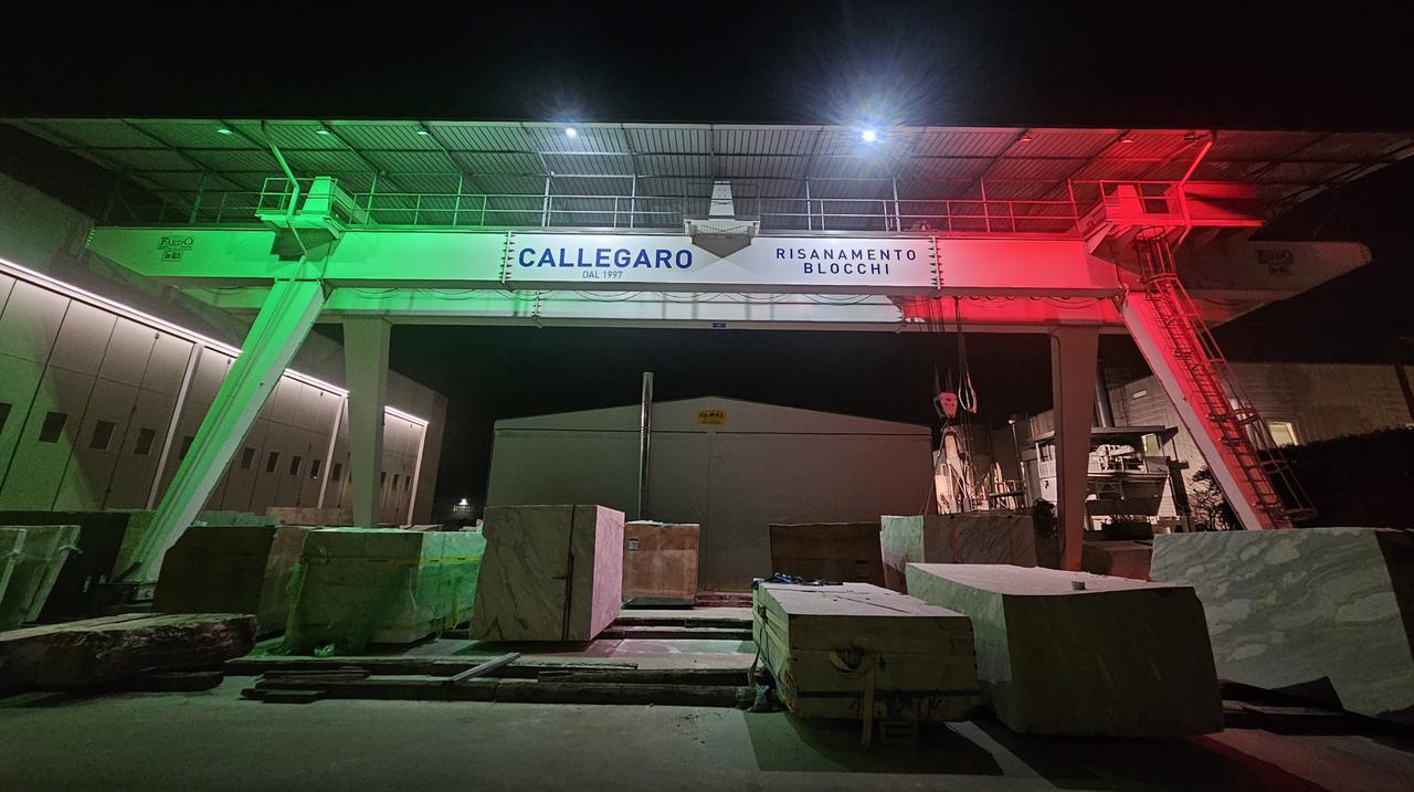 Callegaro Alessio srl. Blocchi di marmo, pietre e graniti risanati e portati a una nuova vita