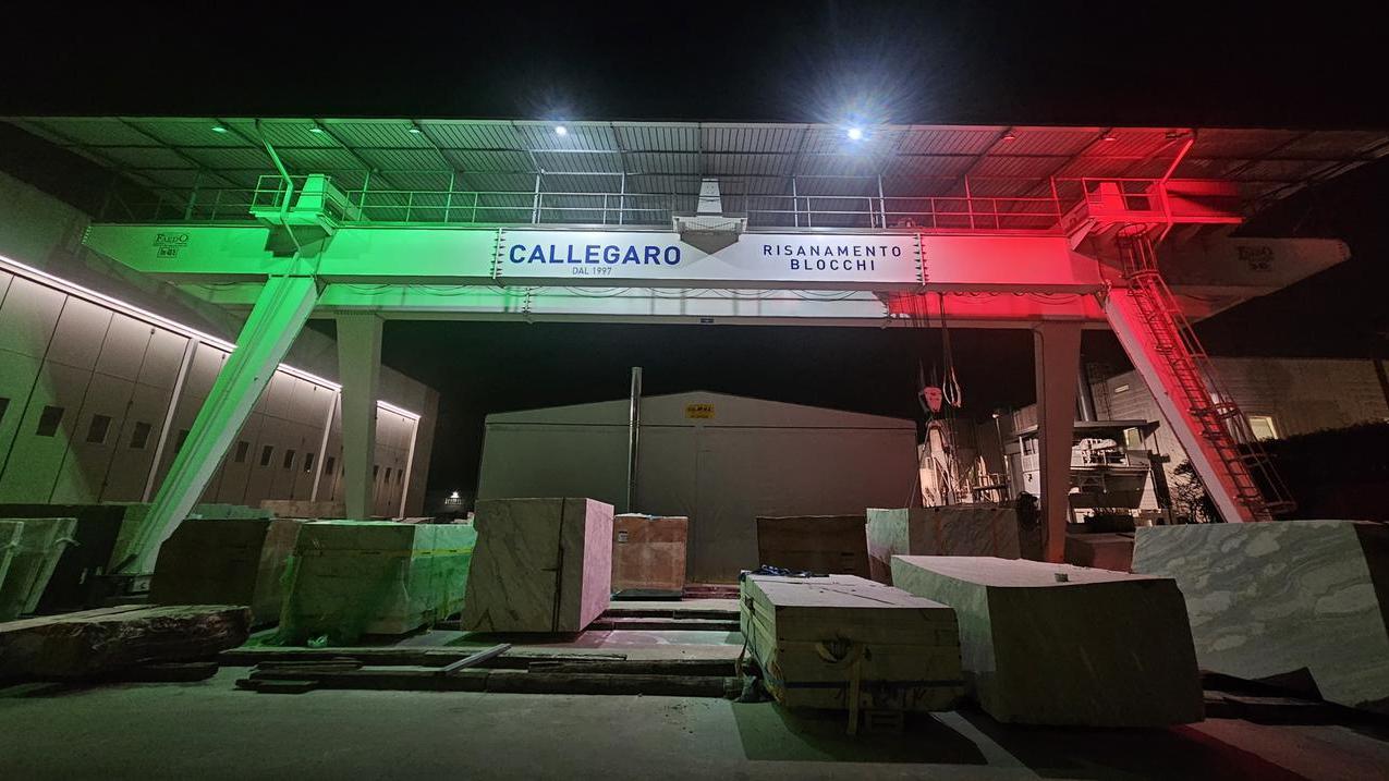 Callegaro Alessio srl. Blocchi di marmo, pietre e graniti risanati e portati a una nuova vita