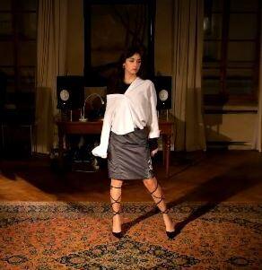 Sfilata “Immersioni” del Chierici, «Per la mia gonna ho trovato ispirazione nel dragone foglia»