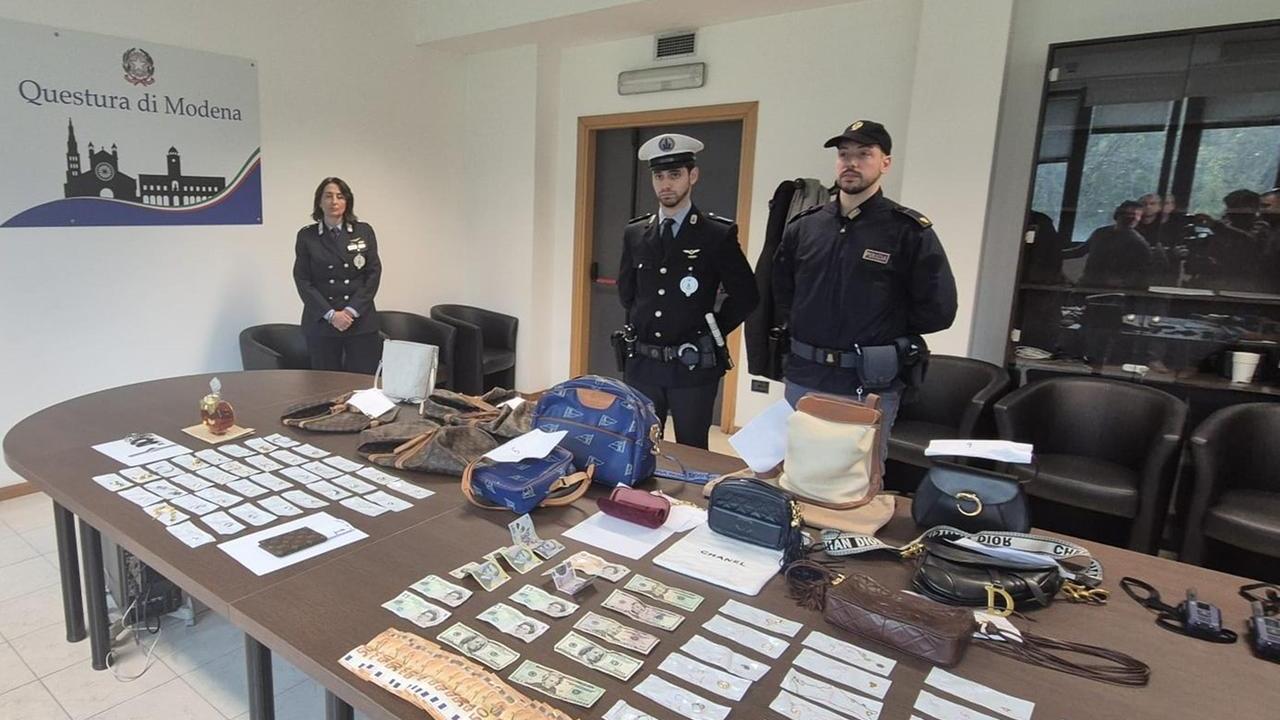 La refurtiva recuperata dalla polizia