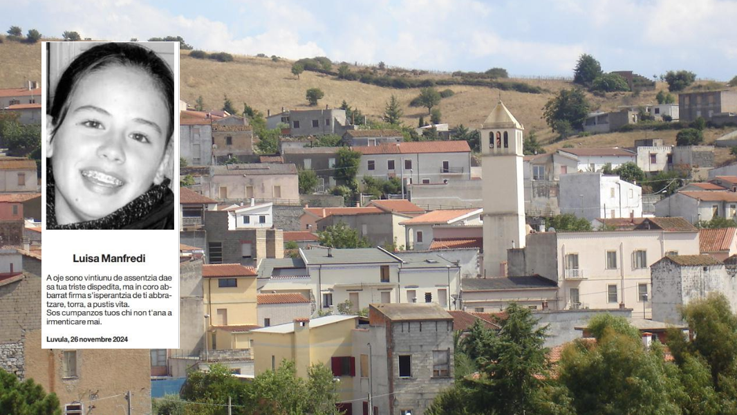 
	Il necrologio per Luisa Manfredi e una veduta di Lula&nbsp;

