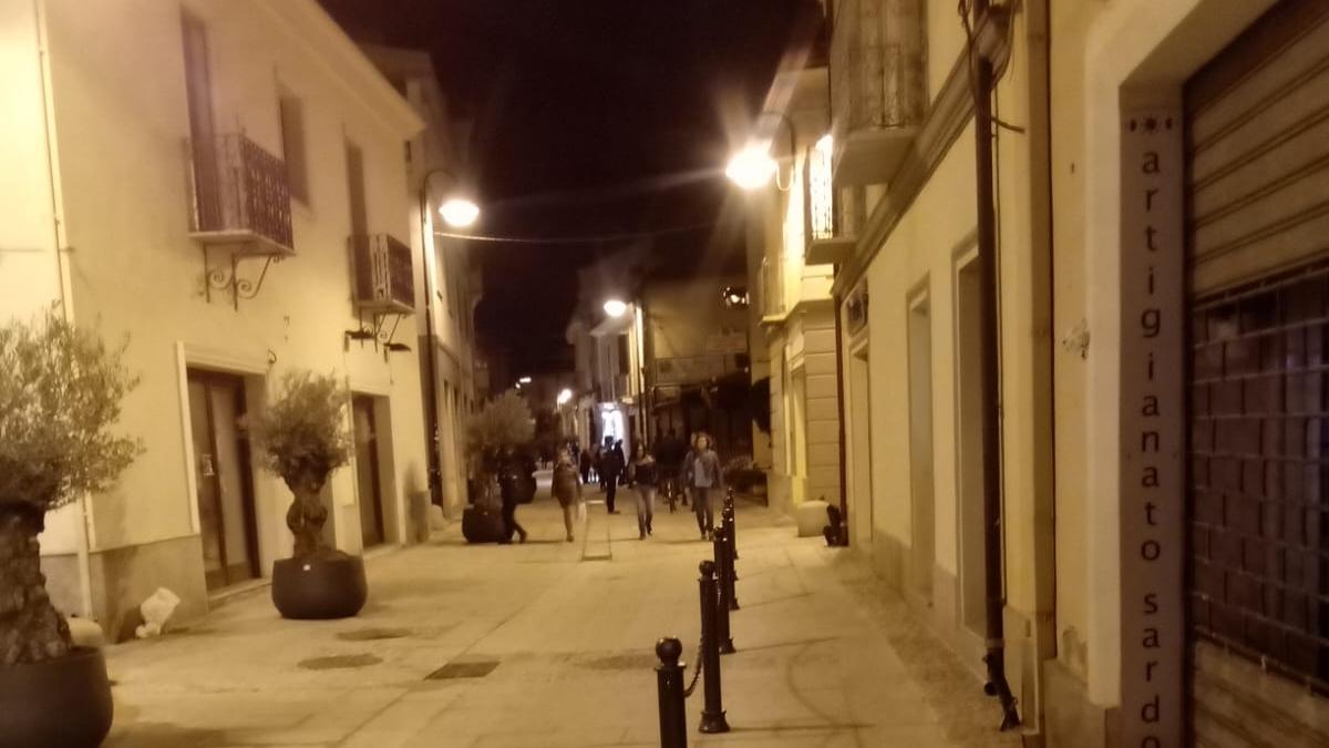 Il corso Umberto deserto