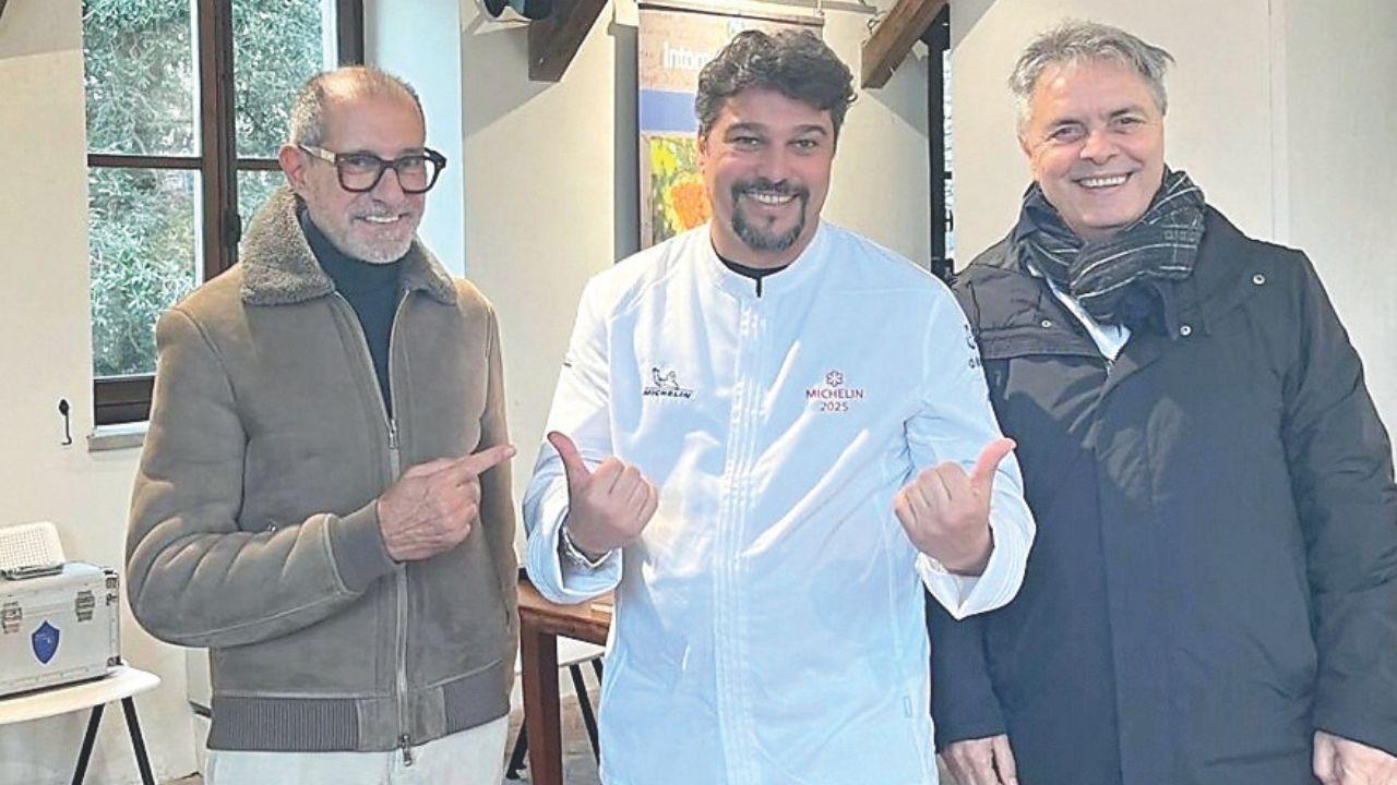 Da sinistra: Enzo Ascione, Giacomo Devoto e Antonio Moriconi