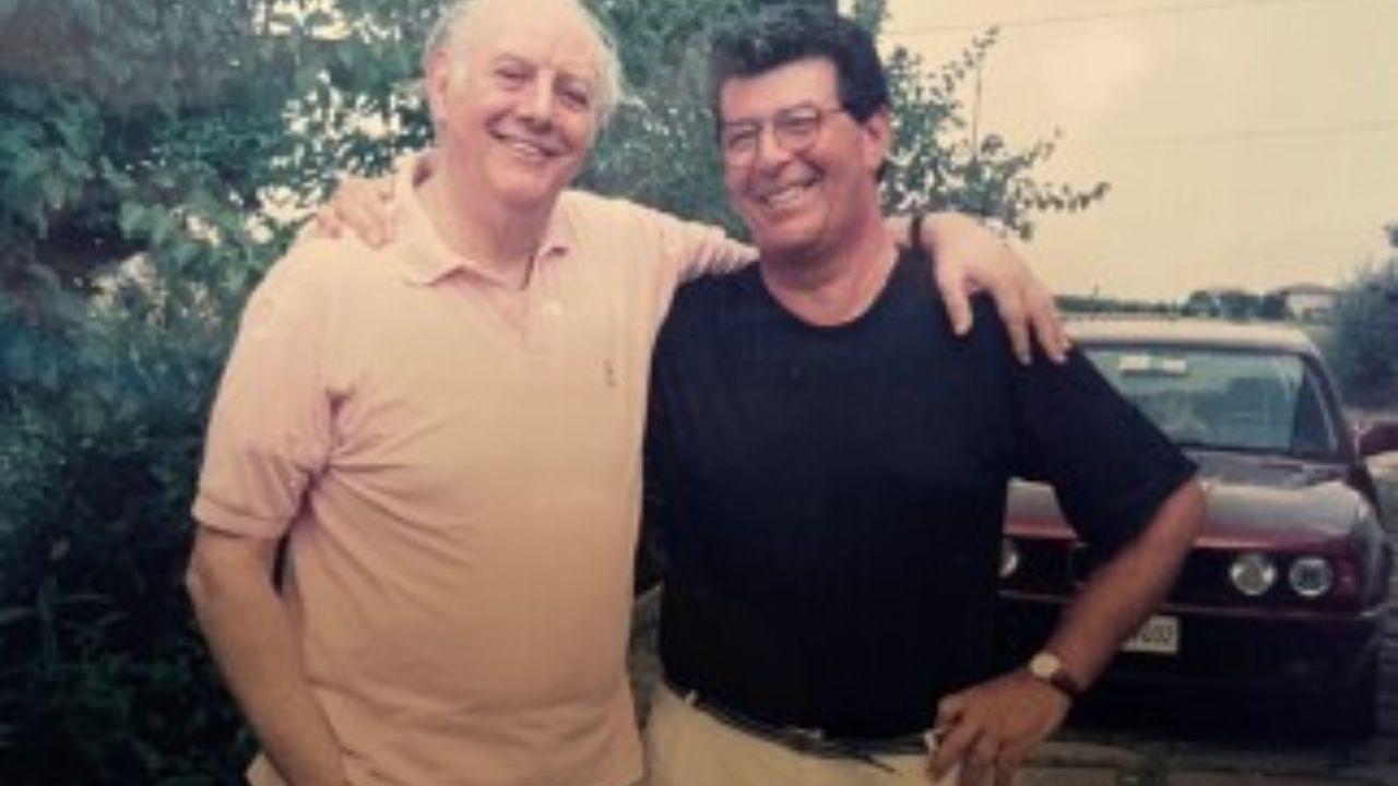 Carlo Barsotti con il drammaturgo, attore e regista Dario Fo