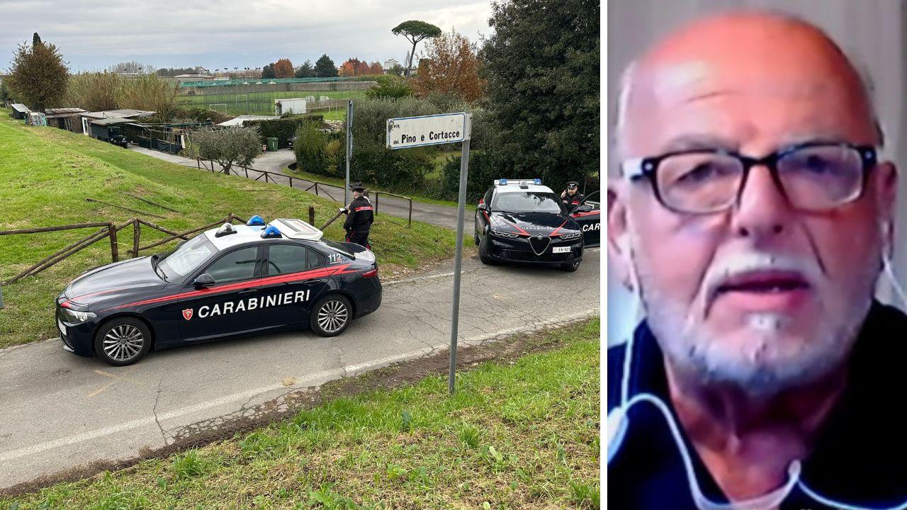 
	Il luogo dell'aggressione e Paolo Fuligni

