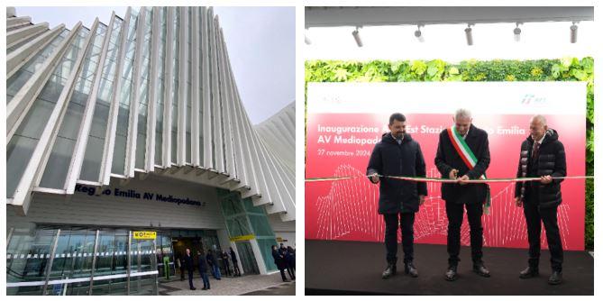 Stazione Mediopadana Av, ecco il nuovo padiglione est