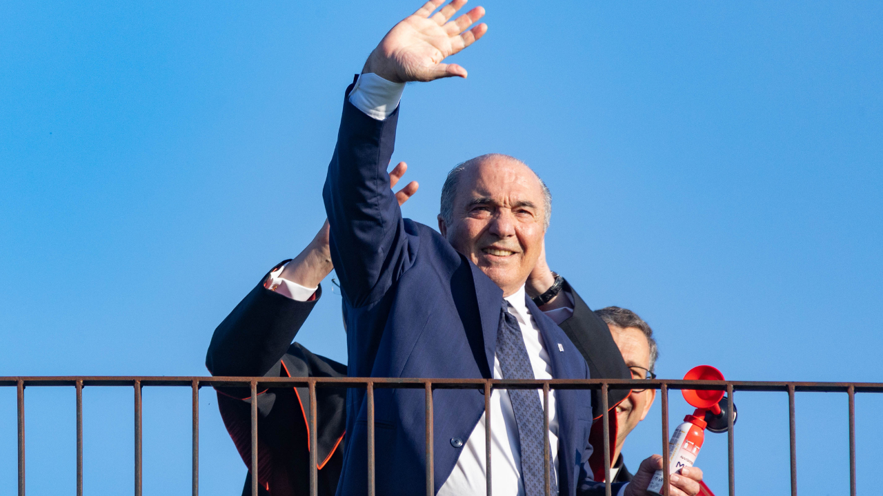 Un’immagine del patron viola Rocco Commisso