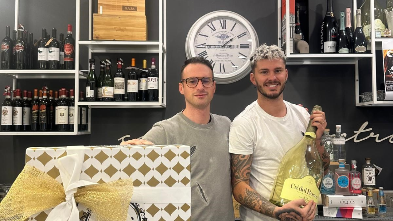 Da sinistra Federico Chelotti e Giacomo Manassero, titolari Caffè del Centro