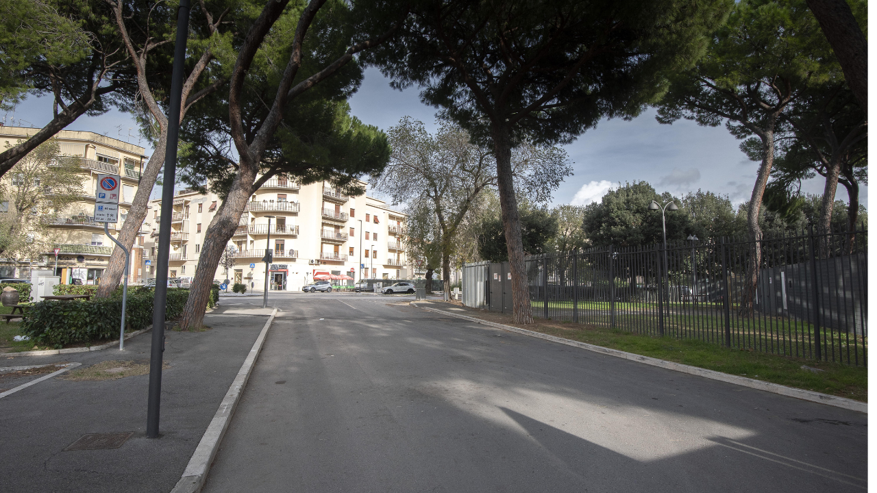 La zona dello stadio dove il cittadino segnala le intrusioni (foto Bf)