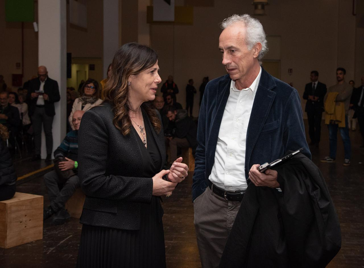 AlessandraTodde con Marco Travaglio 