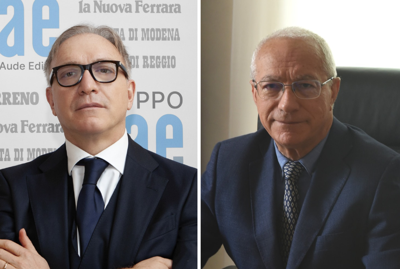
	Il presidente del Gruppo Sae, Alberto Leonardis, e il presidente della Fondazione Pescarabruzzo, Nicola&nbsp;Mattoscio

