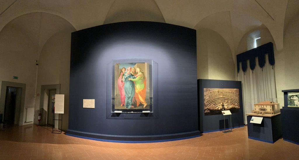 
	La visitazione del Pontormo nella nuova collocazione della villa medicea di Poggio a Caiano

