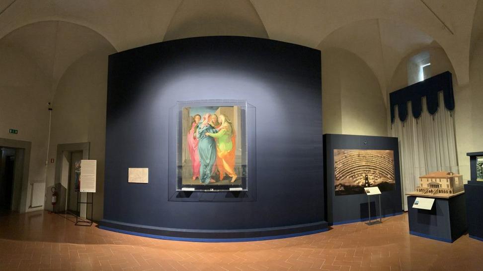La visitazione del Pontormo nella nuova collocazione della villa medicea di Poggio a Caiano