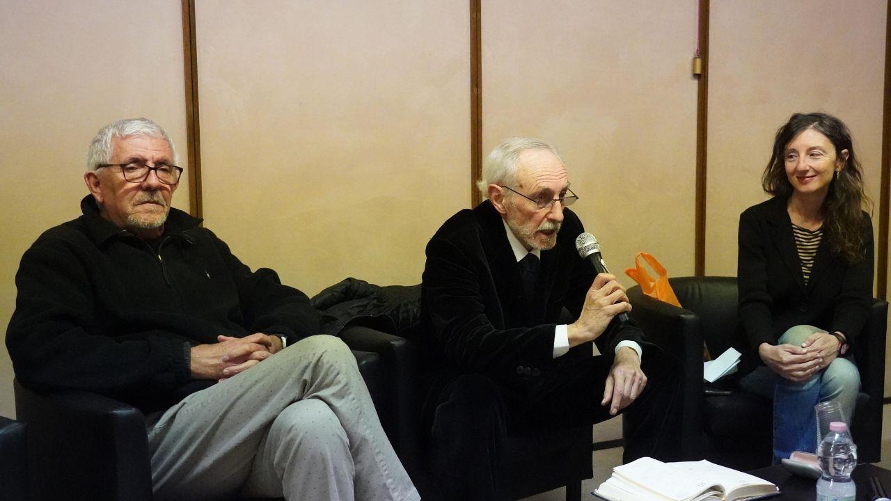 Giuseppe Bozzi, Gian Ugo Berti ed Elena D’Imporzano (fotoservizio Franco Silvi)