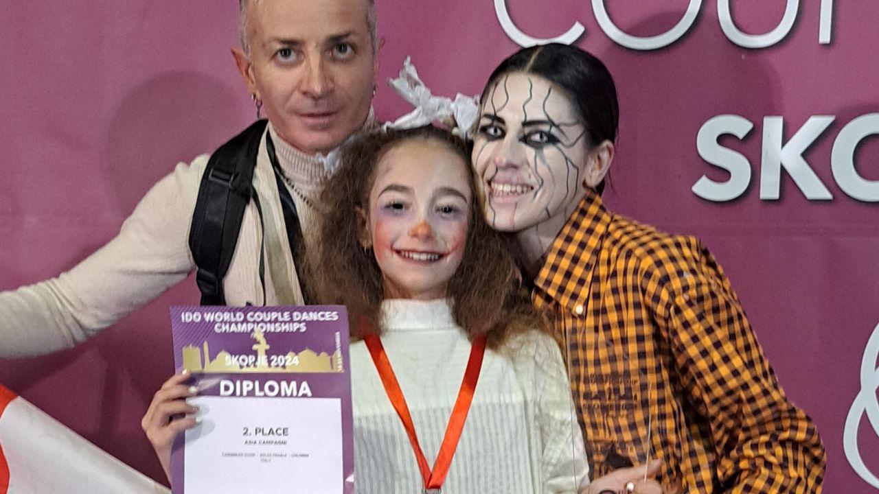 Asia Campagni sul podio iridato dopo il secondo posto conquistato