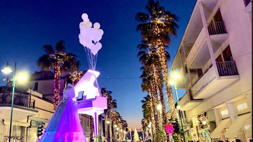 Le luci a Forte dei Marmi