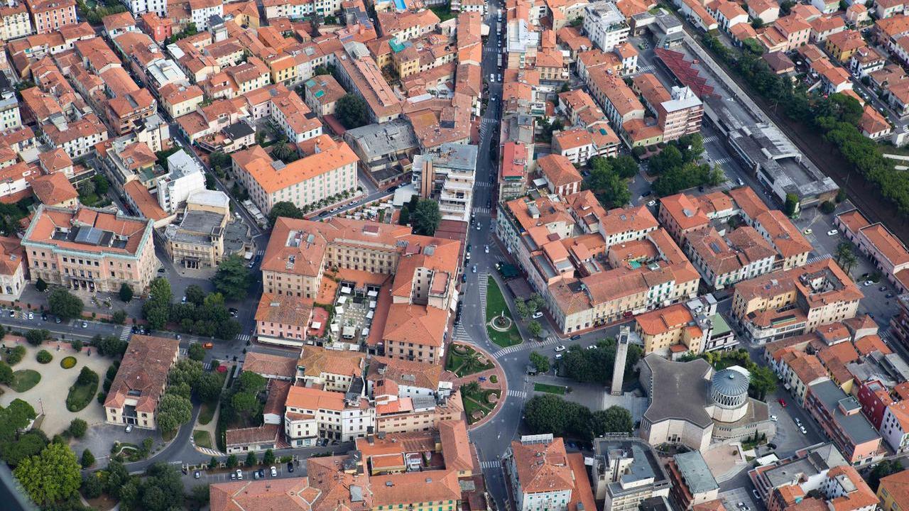 Montecatini vista dall'alto
