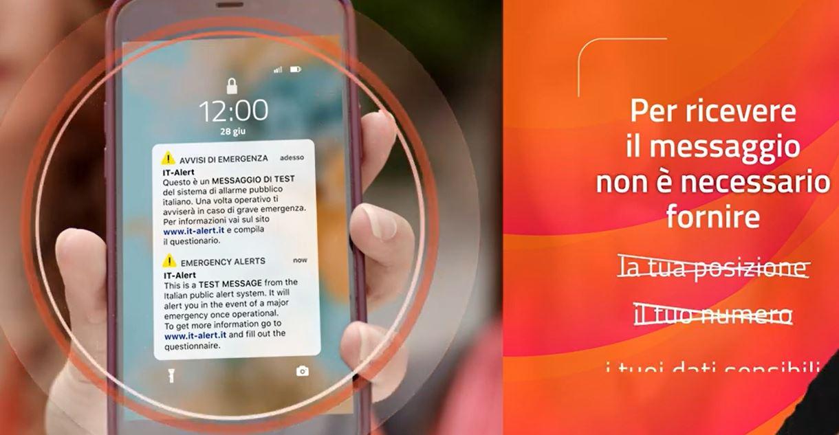 Test IT-alert a Ferrara: il 3 dicembre messaggi sui cellulari