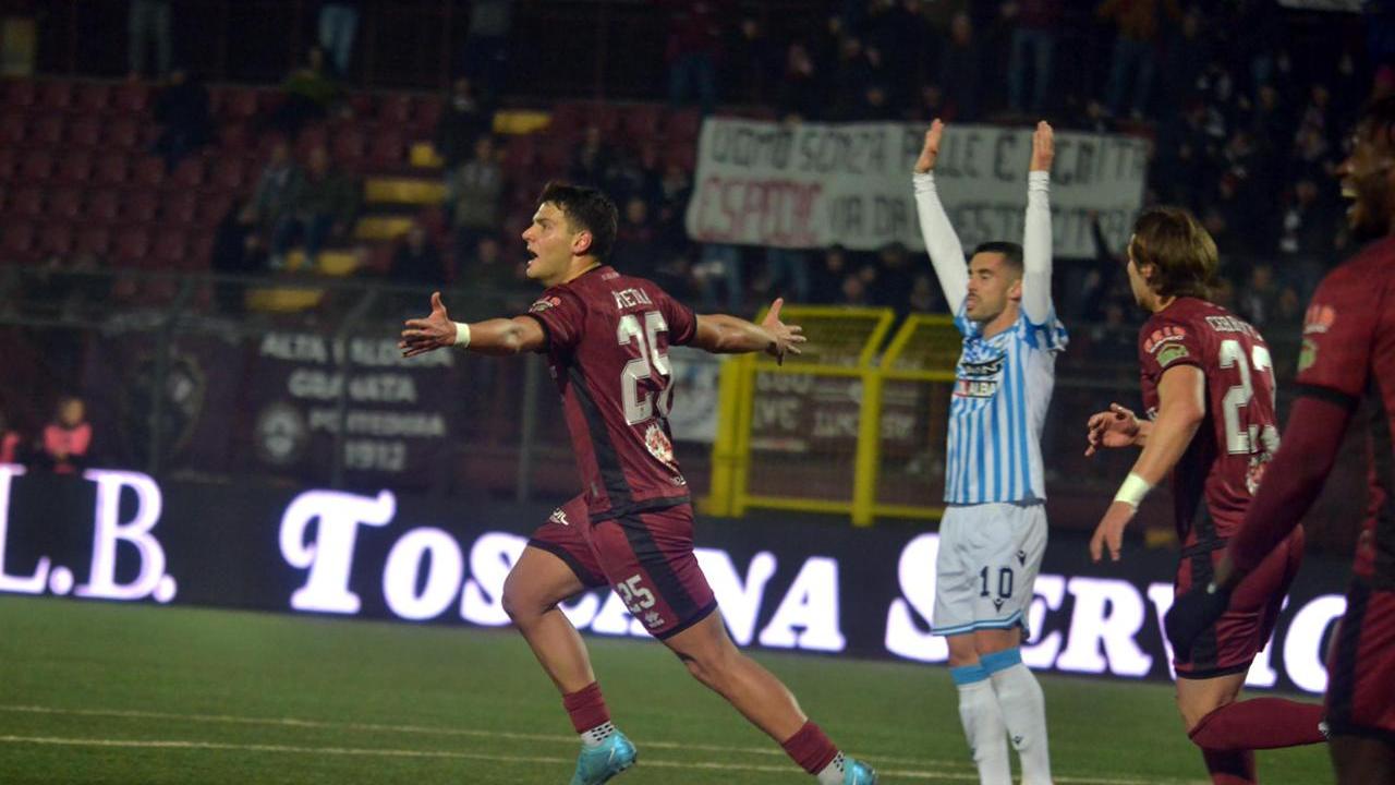 Meraviglioso Pontedera: cinquina alla Spal