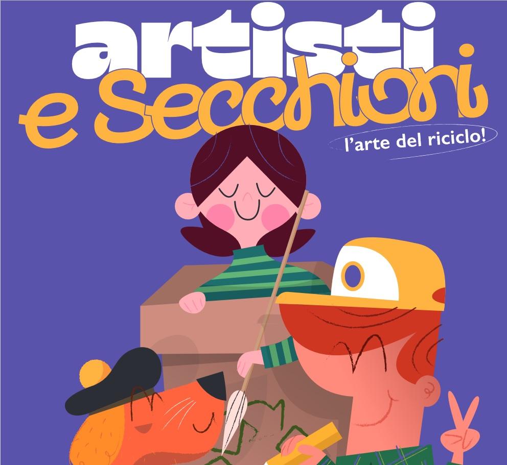 Artisti e secchioni e green influencer: a Sassari il riciclo incontra l’arte