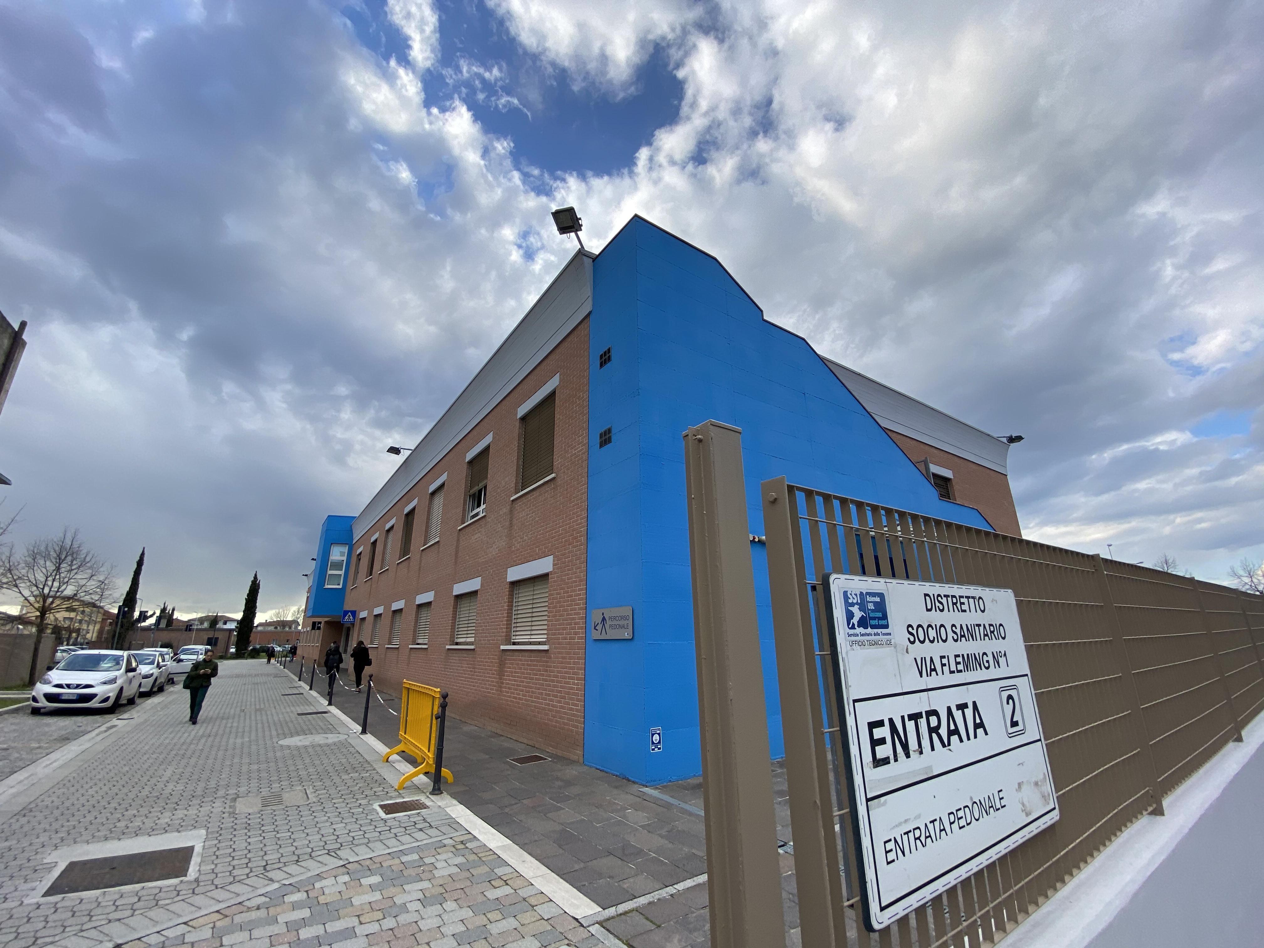 Il distretto sanitario di via Fleming a Pontedera