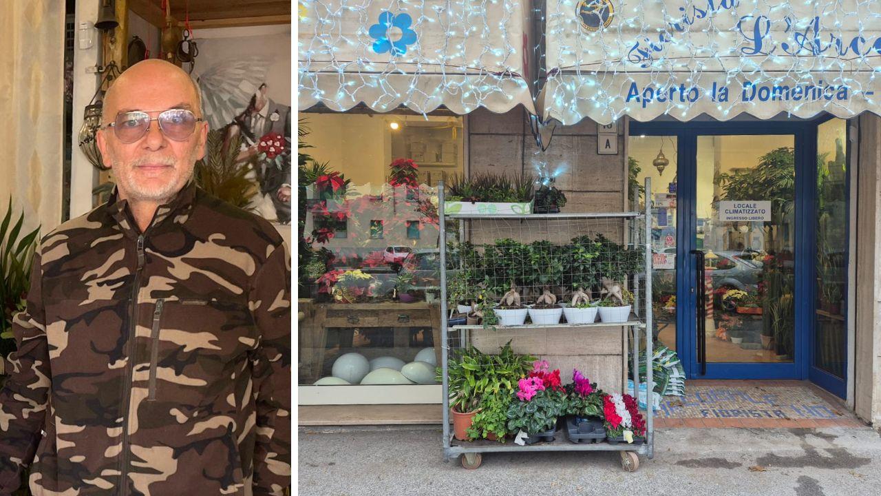 Livorno, i ladri spaccano la vetrata al negozio di fiori in viale Alfieri: «È la quarta volta»