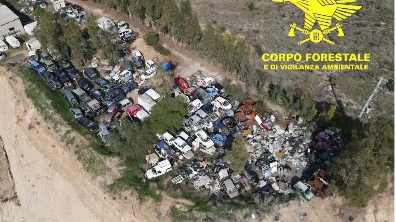 La discarica abusiva di Quartu 