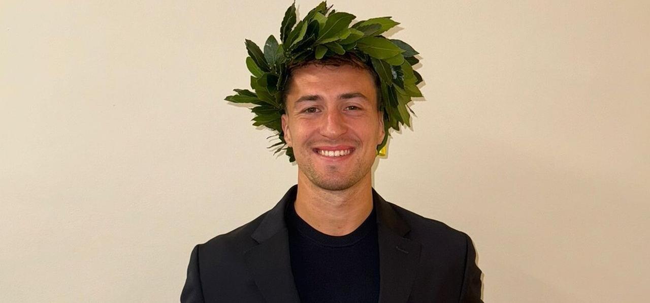 Dottor Luca Magnino, il centrocampista del Modena si è laureato