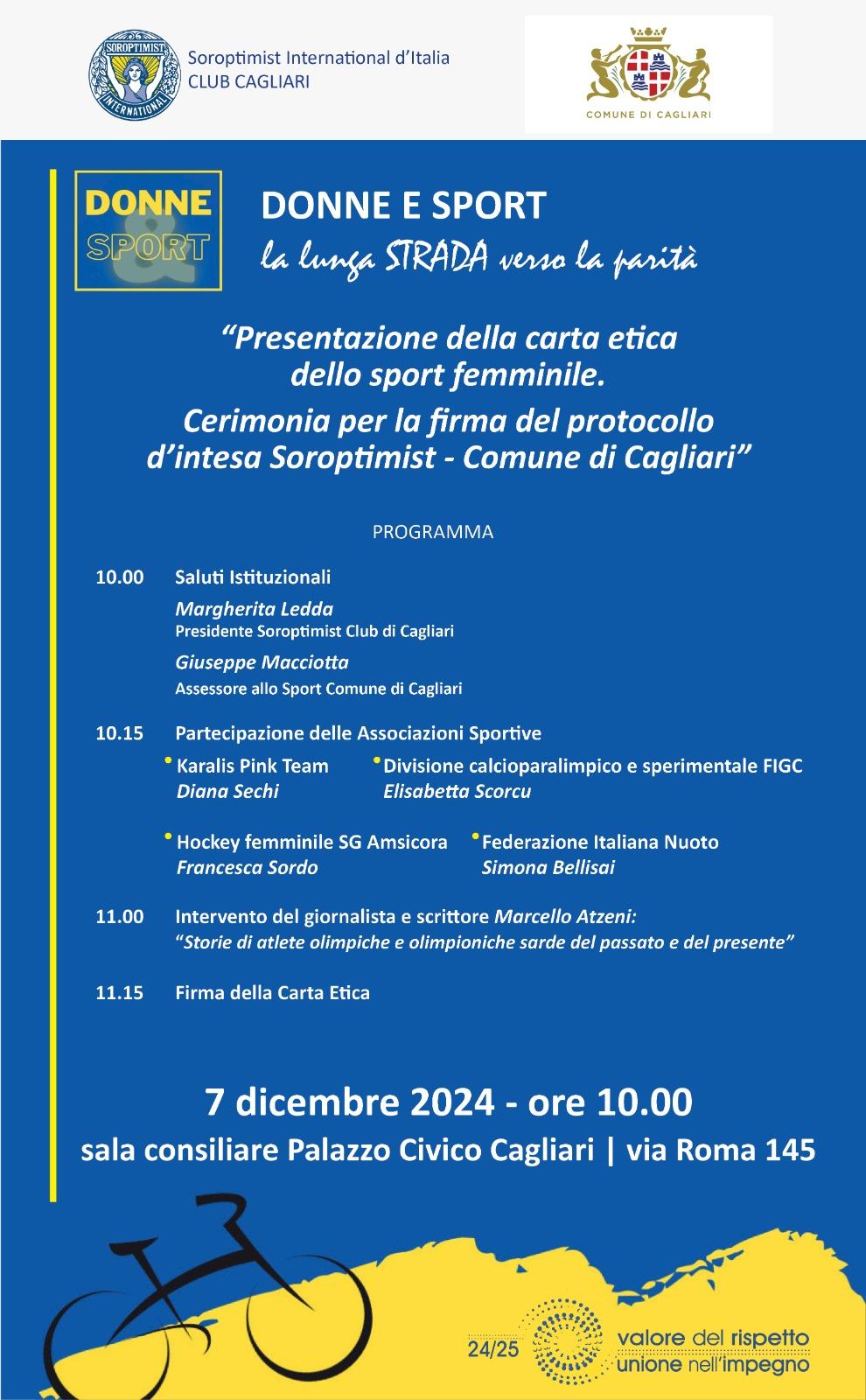 Donne e sport, Comune e Soroptimist alleati per superare le discriminazioni di genere