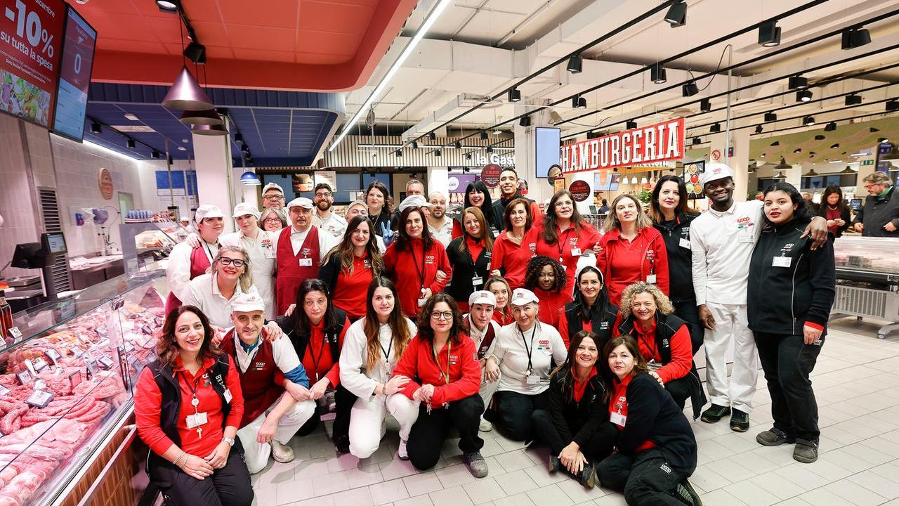 Lo staff della Coop Cialdini