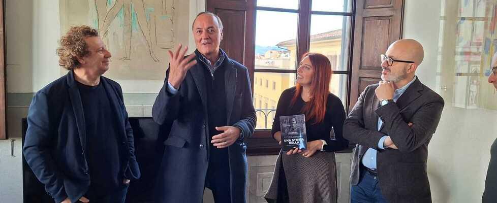 Da sinistra Muzzi, Alessandrelli, Corrado e l’assessore Bettarini