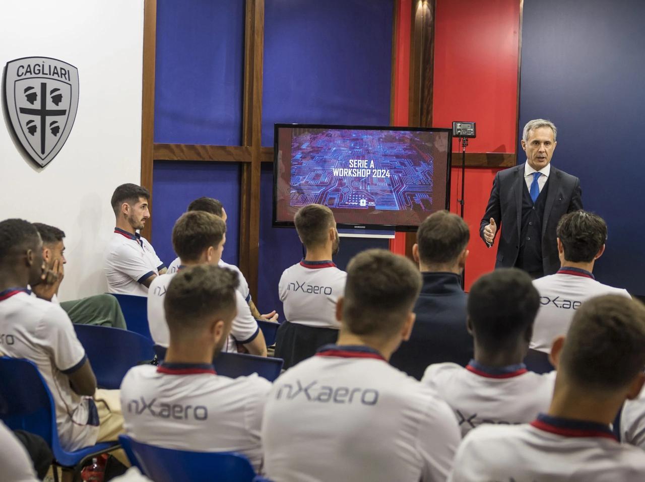 Partite manipolate, il fenomeno spiegato ai giocatori del Cagliari da Integrity Tour