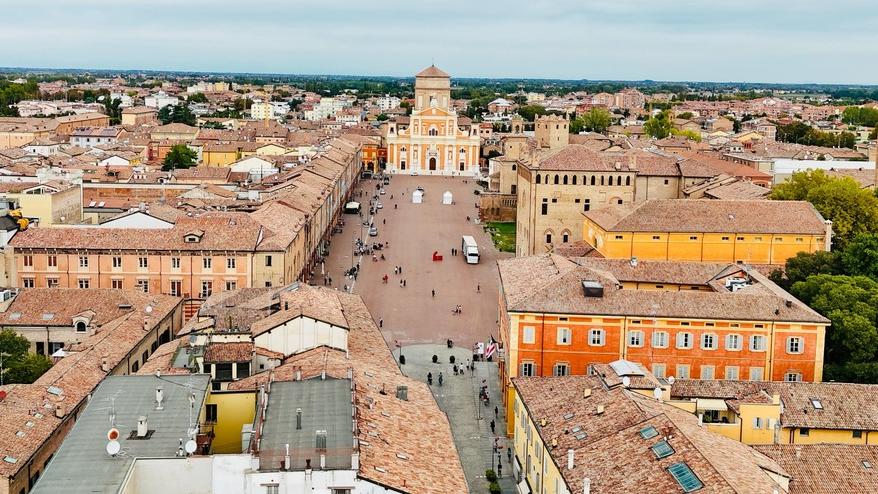 Il centro storico di Carpi (Foto Hassan Zaman Tarar)