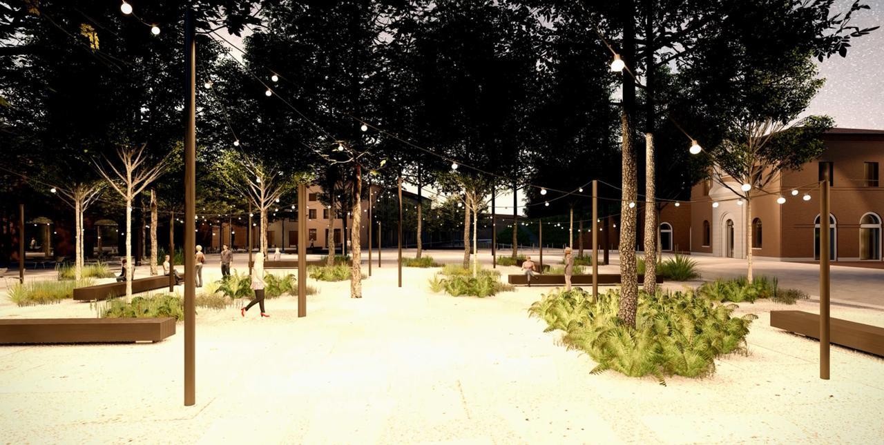 Ferrara, riqualificazione piazza Travaglio: ecco come diventerà
