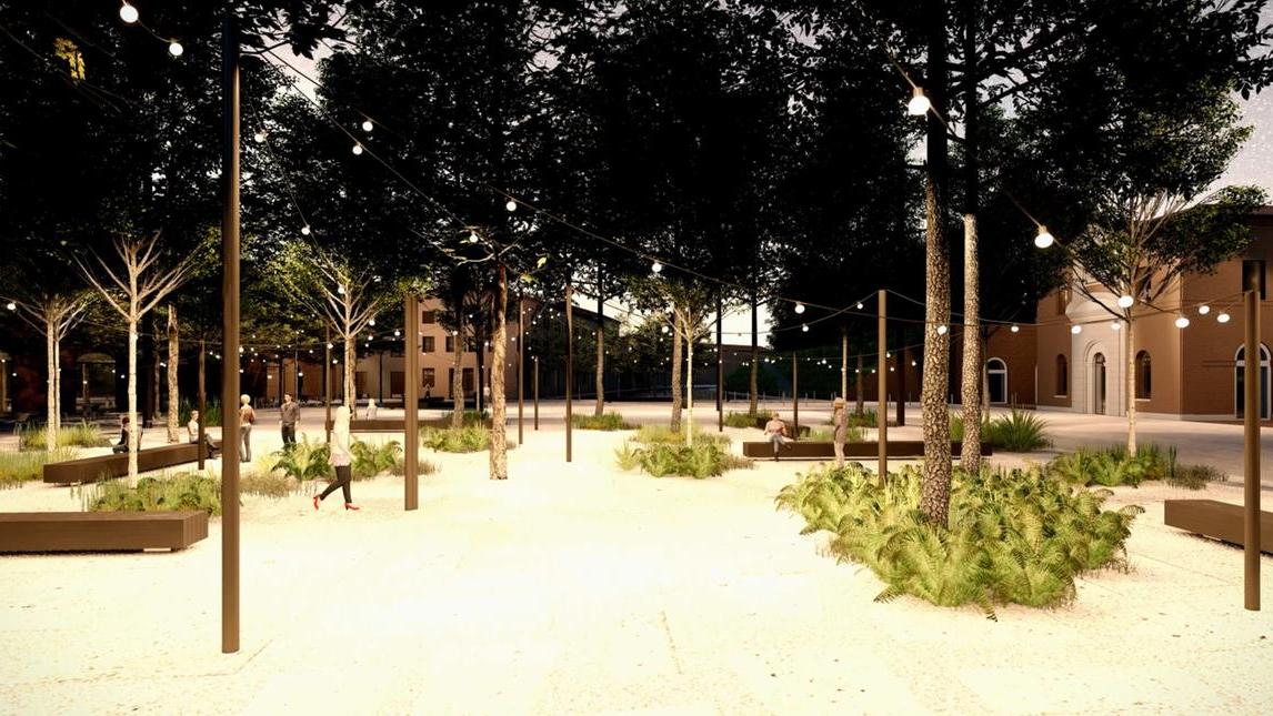 Ferrara, riqualificazione piazza Travaglio: ecco come diventerà