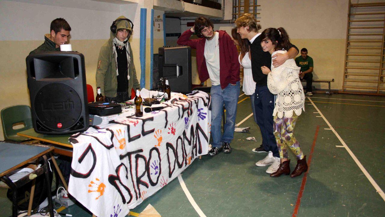 Una protesta al liceo Carducci (foto d’archivio)