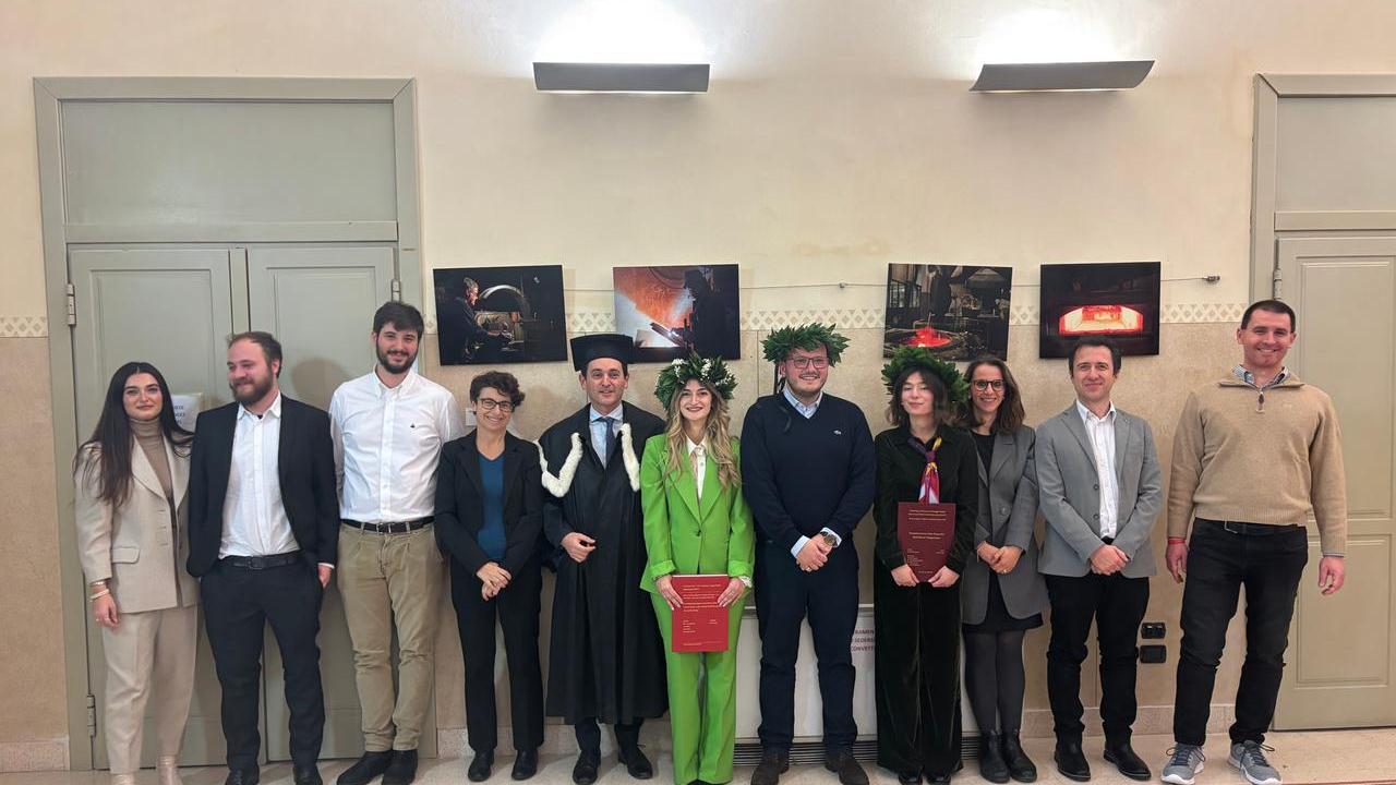 Reggio Emilia, primi tre laureati al corso Dae di Unimore