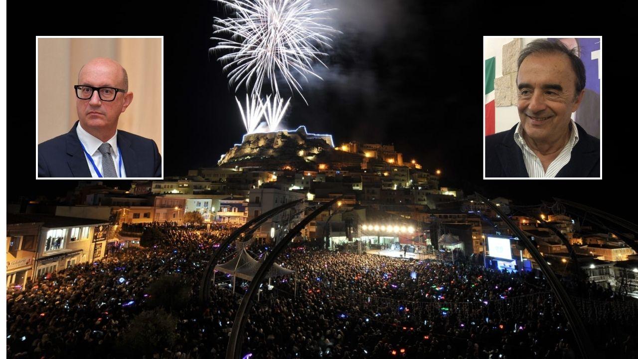 
	Capodanno a Castelsardo, nelle foto piccole l'assessore regionale al Turismo Franco Cuccureddu e l'ex sindaco di Alghero Marco Tedde

