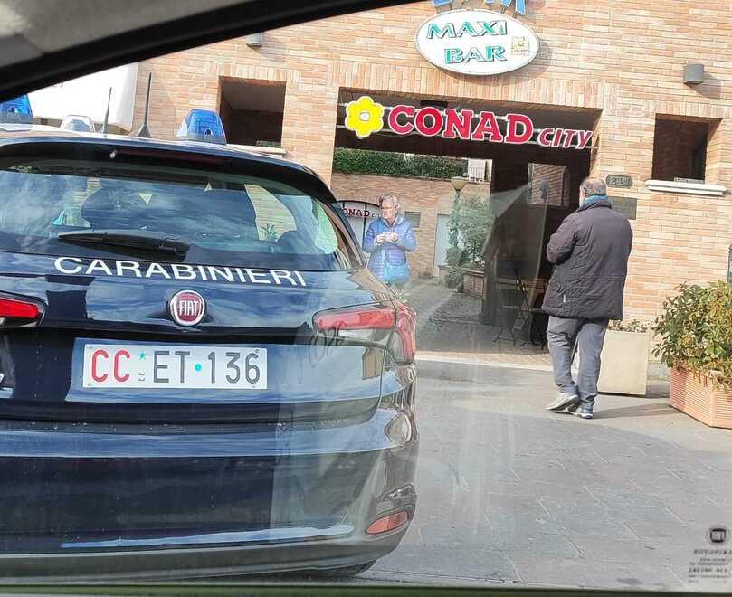 
	L'intervento dei carabinieri a Castelvetro

