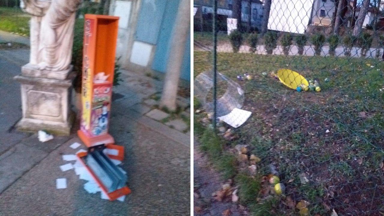 Furto con scasso e atti vandalici nella notte all'interno di Termeland