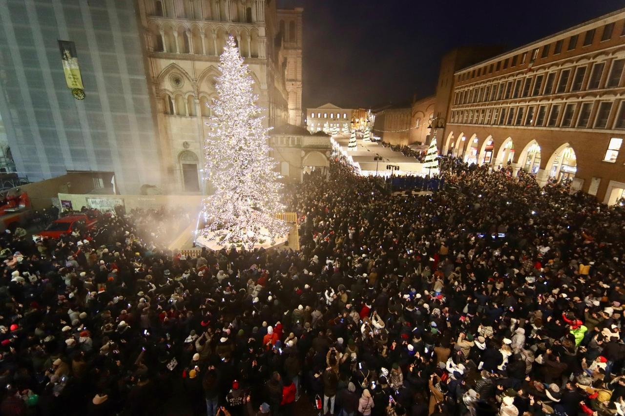 Ferrara, il maltempo fa saltare gli eventi, ma l’albero si accenderà