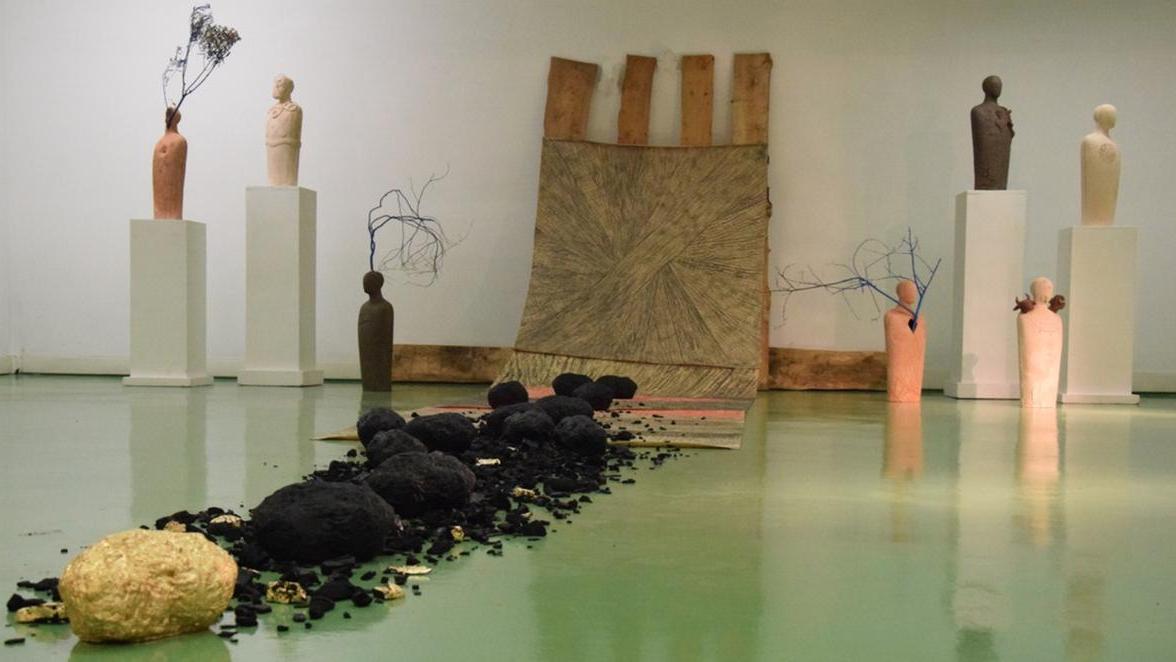 Una delle opere realizzate dagli studenti del liceo Figari