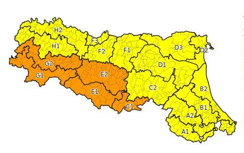 Scatta l’Allerta Arancione per neve