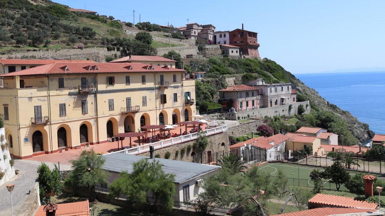 Una veduta della sede del carcere di Gorgona (foto d'archivio)